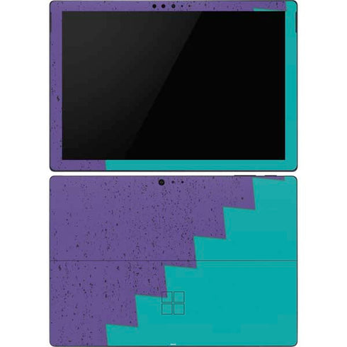 Purple Turquoise Zig Zag Surface Pro 6 Skin