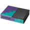 Purple Turquoise Zig Zag Xbox One Console Skin