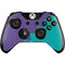 Purple Turquoise Zig Zag Xbox One Controller Skin