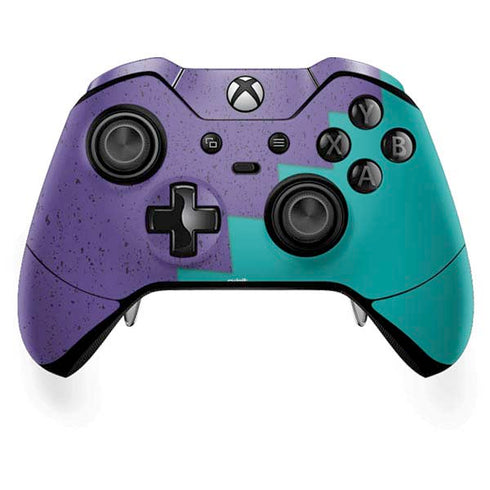Purple Turquoise Zig Zag Xbox One Elite Controller Skin