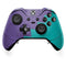 Purple Turquoise Zig Zag Xbox One Elite Controller Skin