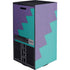 Purple Turquoise Zig Zag XBox Series X Digital Edition Console Skin