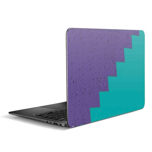 Purple Turquoise Zig Zag Zenbook UX305FA 13.3in Skin
