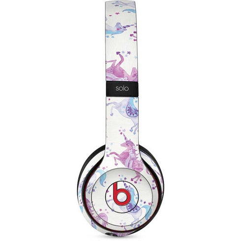 Cat Coq Purple Unicorns Beats Solo 3 Wireless Skin