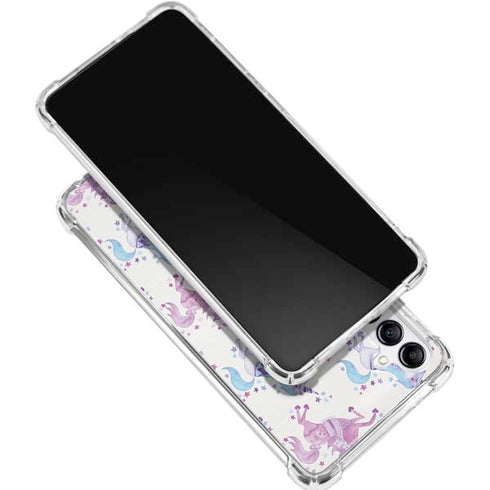 Purple Unicorns by Cat Coq Gabb Phone 4 Clear Case