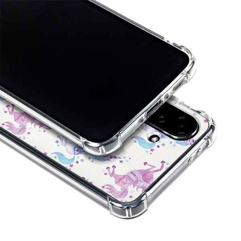Purple Unicorns by Cat Coq Galaxy A36 5G Clear Case