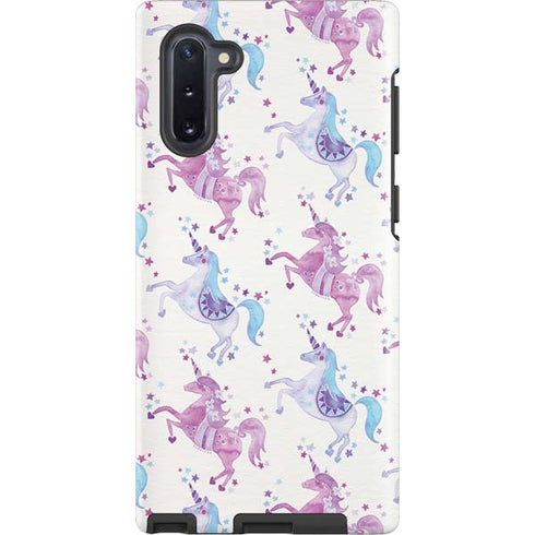 Purple Unicorns by Cat Coq Galaxy Cases