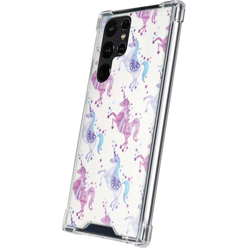 Purple Unicorns by Cat Coq Galaxy S23 Ultra Clear Case