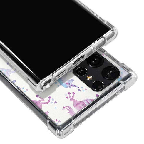 Purple Unicorns by Cat Coq Galaxy S23 Ultra Clear Case