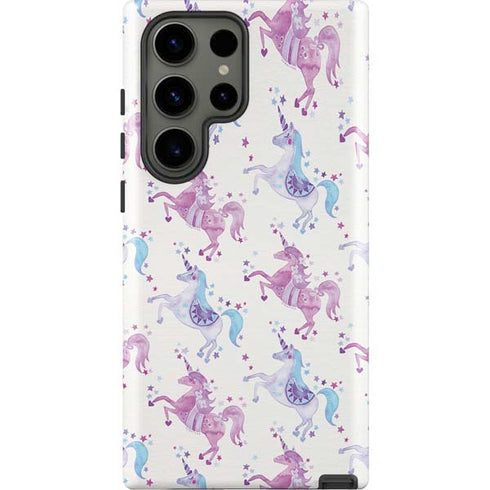 Purple Unicorns by Cat Coq Galaxy S23 Ultra Pro Case