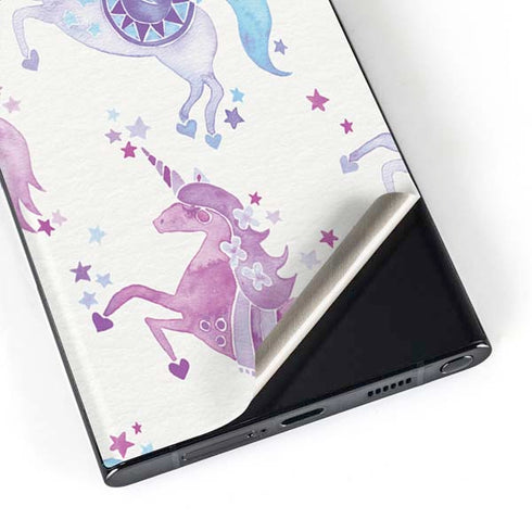 Purple Unicorns by Cat Coq Galaxy Skins