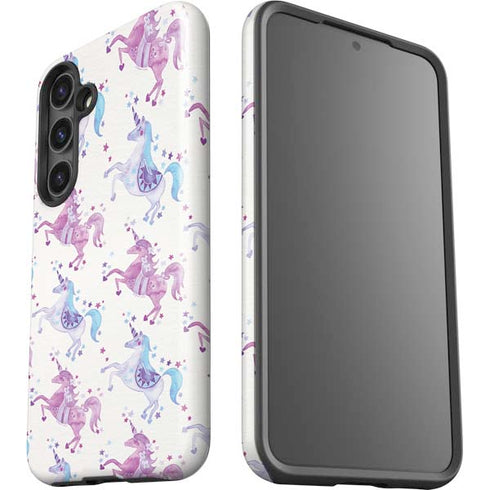 Purple Unicorns by Cat Coq Galaxy S25 Impact Case
