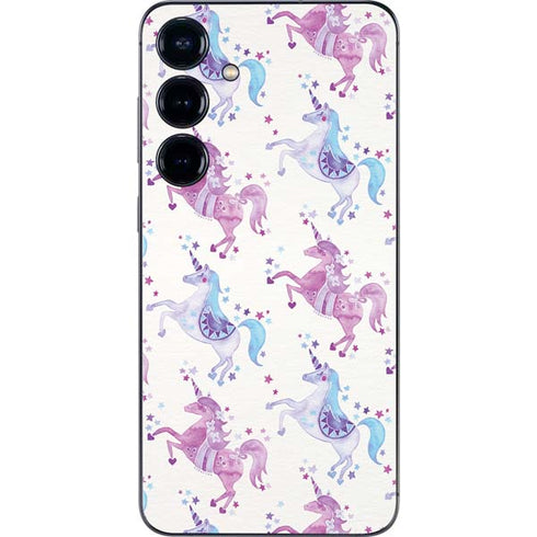 Purple Unicorns by Cat Coq Galaxy S24 Plus Skin
