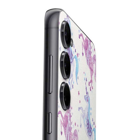 Purple Unicorns by Cat Coq Galaxy S25 Plus Skin