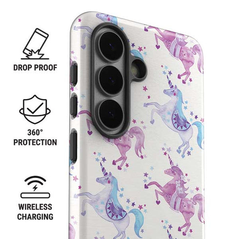 Purple Unicorns by Cat Coq Galaxy S26 Impact Case