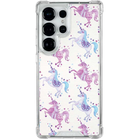 Purple Unicorns by Cat Coq Galaxy S26 Ultra Clear Case