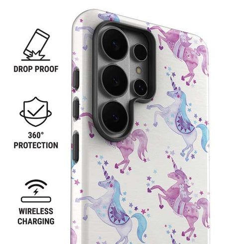 Purple Unicorns by Cat Coq Galaxy S26 Ultra Impact Case