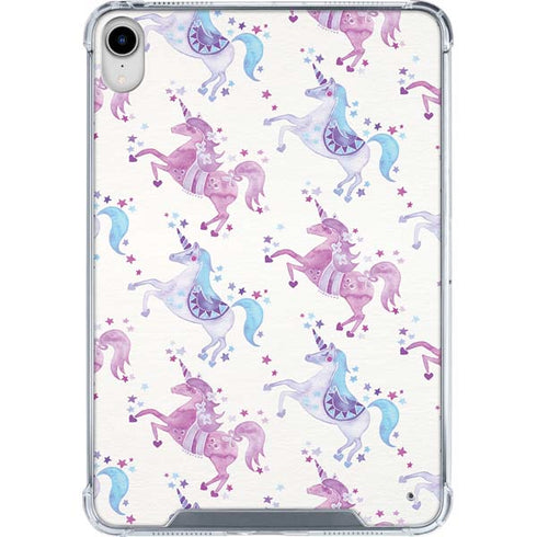 Purple Unicorns by Cat Coq iPad 11th Gen (2025) Clear Case