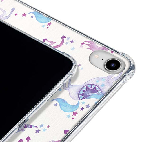 Purple Unicorns by Cat Coq iPad 11th Gen (2025) Clear Case