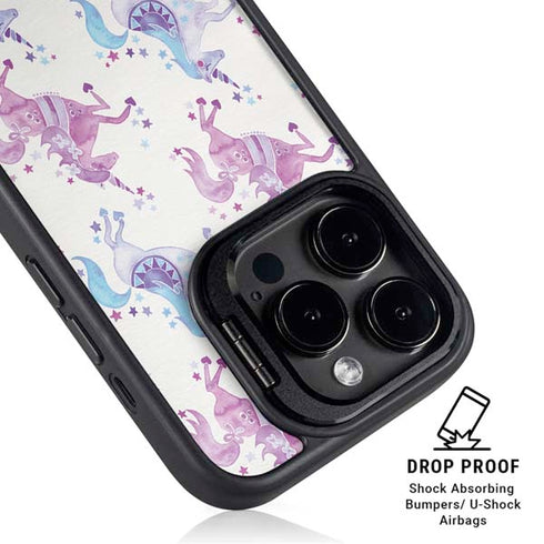 Purple Unicorns by Cat Coq iPhone 13 Pro Kickstand Case