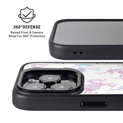 Purple Unicorns by Cat Coq iPhone 13 Pro Max Kickstand Case