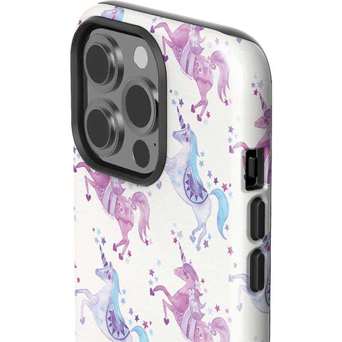 Purple Unicorns by Cat Coq iPhone 15 Pro Impact Case