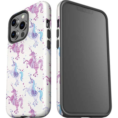 Purple Unicorns by Cat Coq iPhone 15 Pro Impact Case