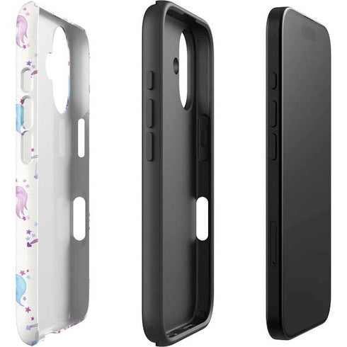Purple Unicorns by Cat Coq iPhone 16 Impact Case