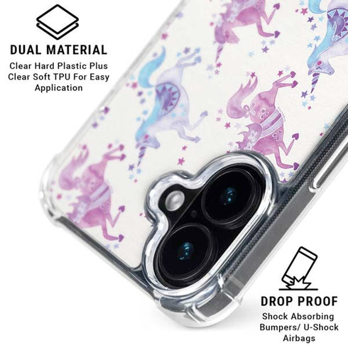 Purple Unicorns by Cat Coq iPhone 16 MagSafe Case