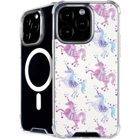 Purple Unicorns by Cat Coq iPhone 16 Pro MagSafe Case