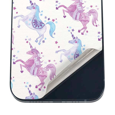 Purple Unicorns by Cat Coq iPhone 16 Skin