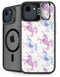 Purple Unicorns by Cat Coq iPhone 16e Kickstand Case