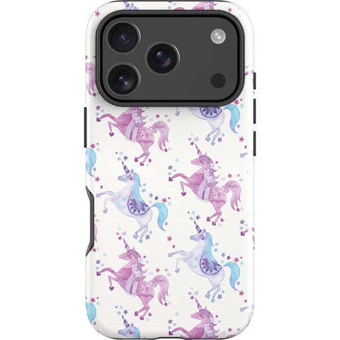 Purple Unicorns by Cat Coq iPhone 18 Pro Impact Case