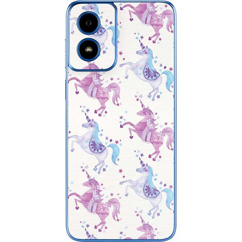 Purple Unicorns by Cat Coq Moto G Play 4G (2024) Skin