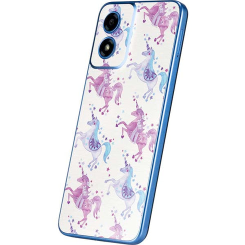 Purple Unicorns by Cat Coq Moto G Play 4G (2024) Skin