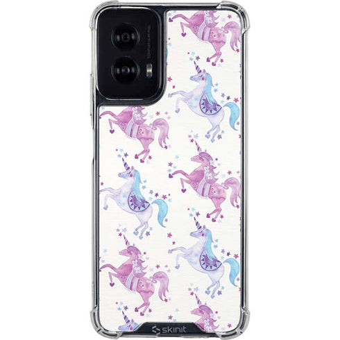 Purple Unicorns by Cat Coq Moto G Power 5G (2024) Clear Case
