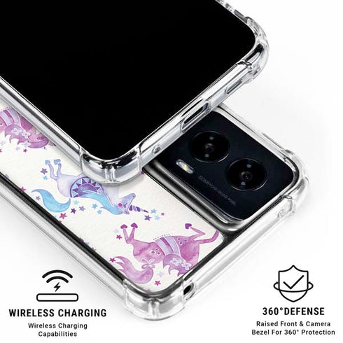 Purple Unicorns by Cat Coq Moto G Power 5G (2024) Clear Case