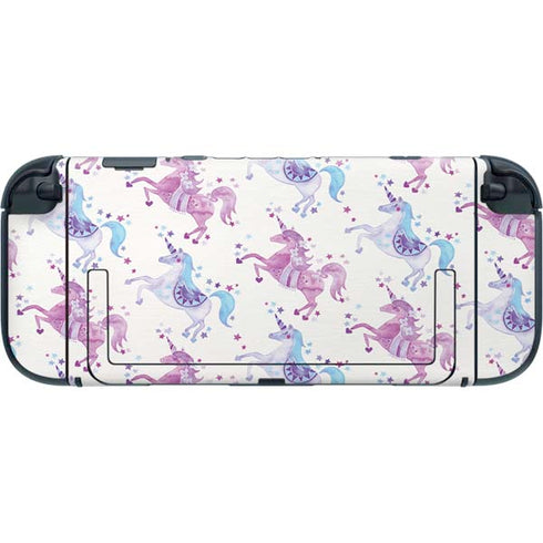 Purple Unicorns by Cat Coq Nintendo Switch 2 (2025) with Joy-Con Skin