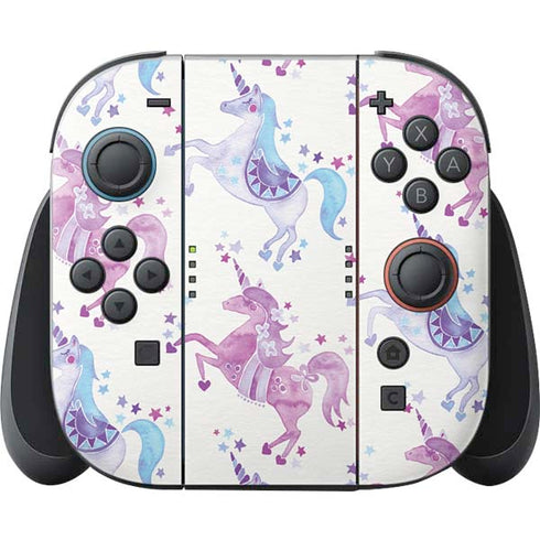 Purple Unicorns by Cat Coq Nintendo Skins
