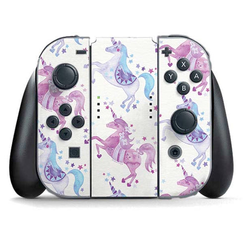 Purple Unicorns by Cat Coq Nintendo Skins