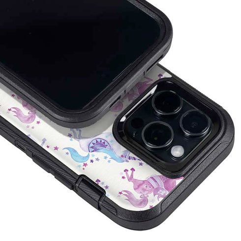 Purple Unicorns by Cat Coq Otterbox Defender iPhone Skin