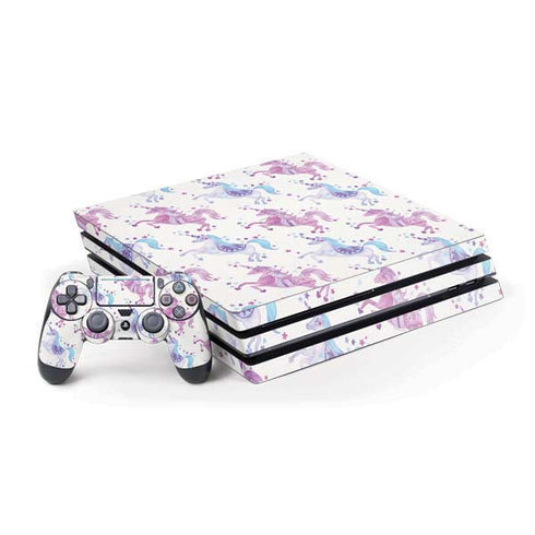 Purple Unicorns by Cat Coq PlayStation PS4 Skins
