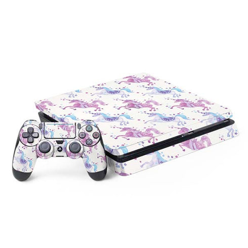 Purple Unicorns by Cat Coq PlayStation PS4 Skins