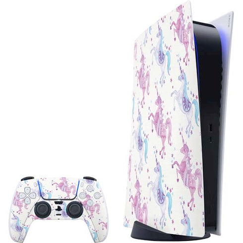 Purple Unicorns by Cat Coq PlayStation PS5 Skins