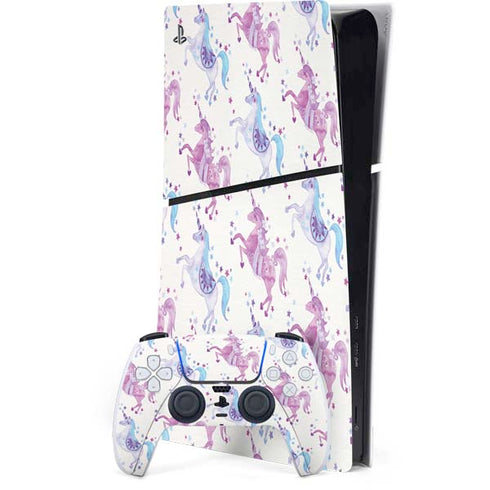 Purple Unicorns by Cat Coq PlayStation PS5 Skins