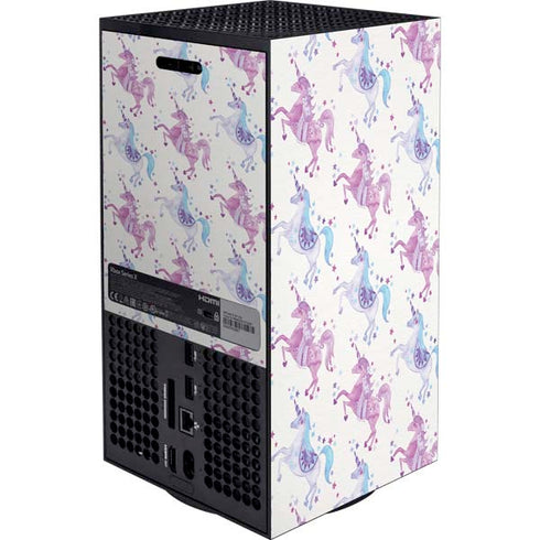 Cat Coq Purple Unicorns Xbox Series X Bundle Skin