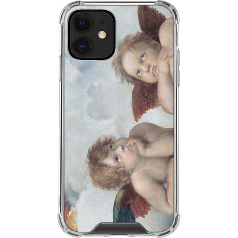 Raphael The Cherubim Putti Angels of The Sistine Madonna iPhone 12 Clear Case