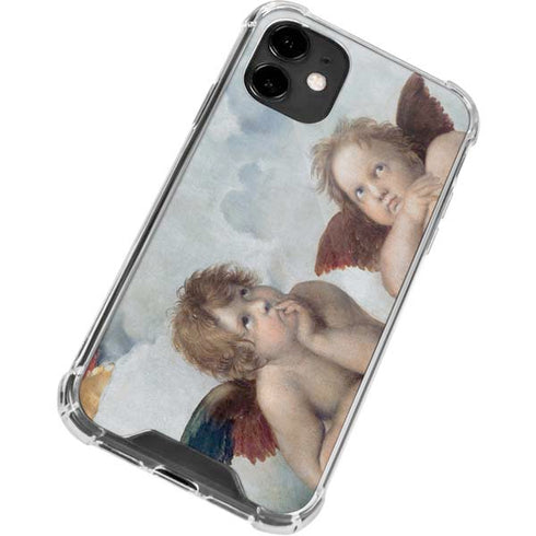 Raphael The Cherubim Putti Angels of The Sistine Madonna iPhone 12 Clear Case
