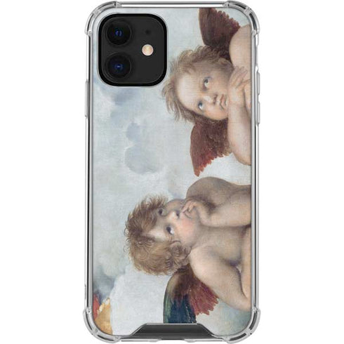 Raphael The Cherubim Putti Angels of The Sistine Madonna iPhone 12 Mini Clear Case