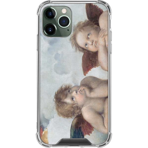 Raphael The Cherubim Putti Angels of The Sistine Madonna iPhone 12 Pro Clear Case